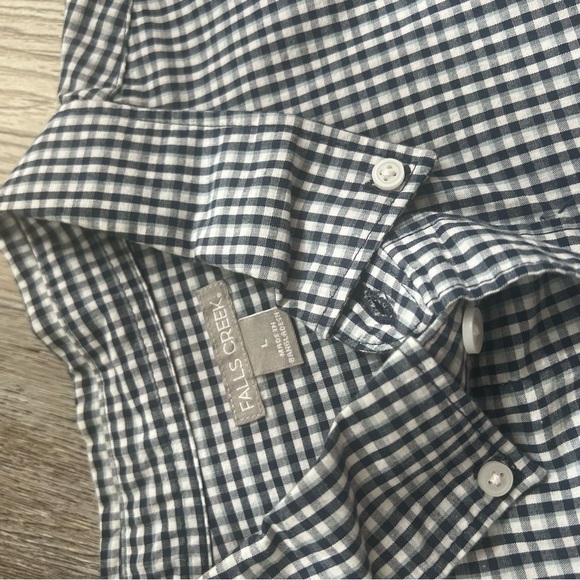 Falls Creek check button down long sleeve shirt - Picture 3 of 5
